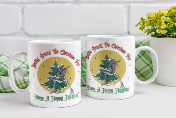 "Rock Around The Christmas Tree"-11oz or 15oz Coffee Mug - Image 4